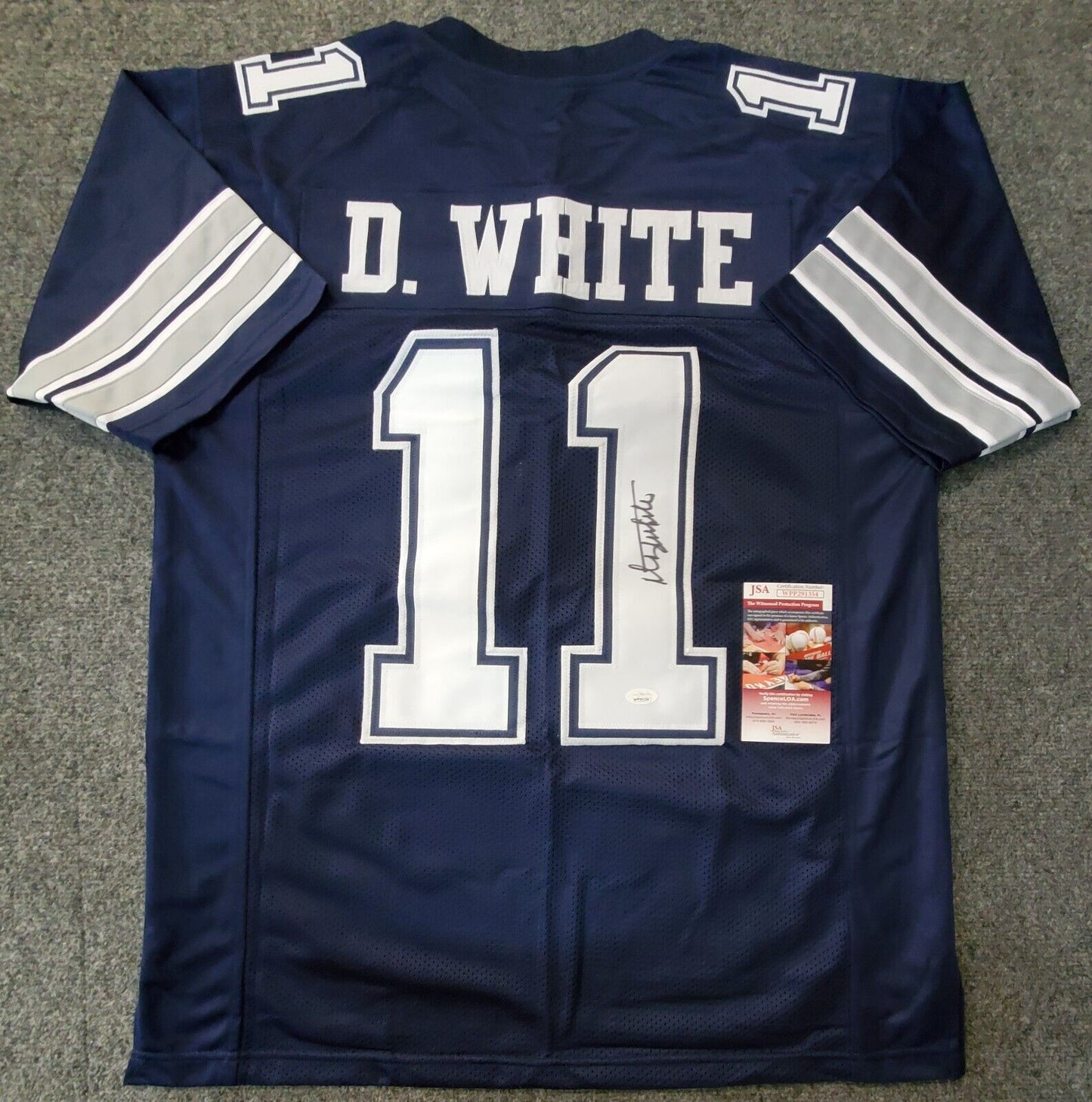 Danny White Autographed SIGNED Jersey - Beckett - TB – Super