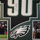 Framed Philadelphia Eagles Jordan Davis Autographed Signed Jersey Jsa Coa