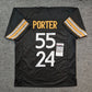 Pittsburgh Steelers Joey Porter Jr & Sr Dual Autographed Signed Jersey Jsa Coa