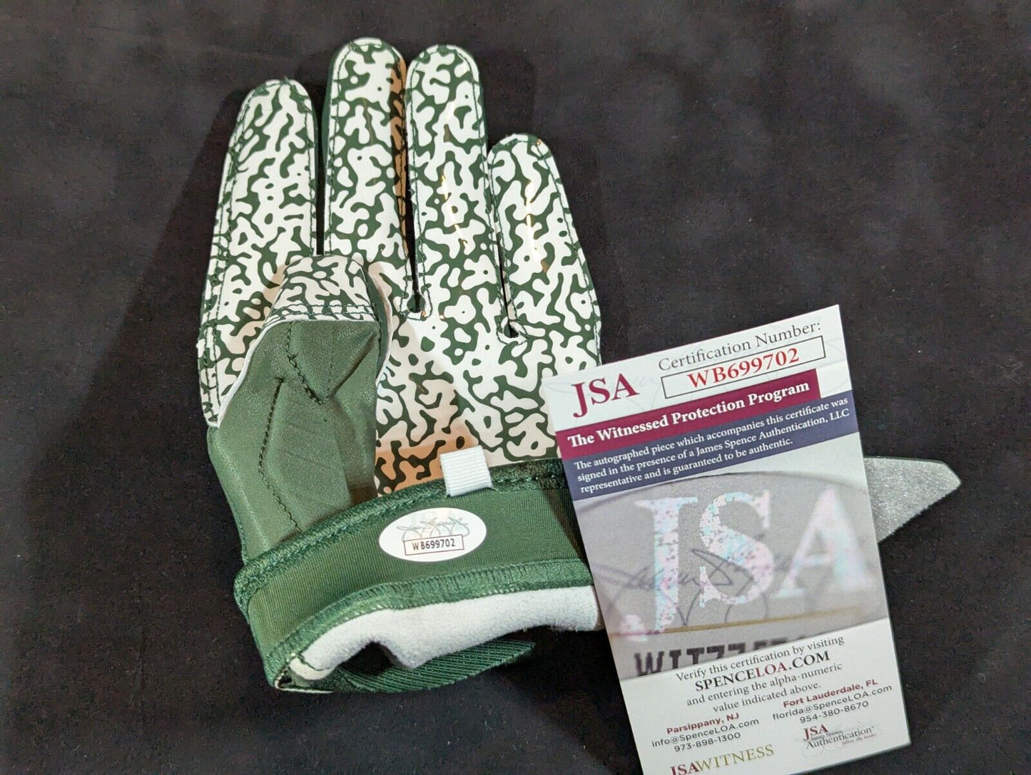 Philadelphia Eagles Fletcher Cox Signed Glove Jsa Coa