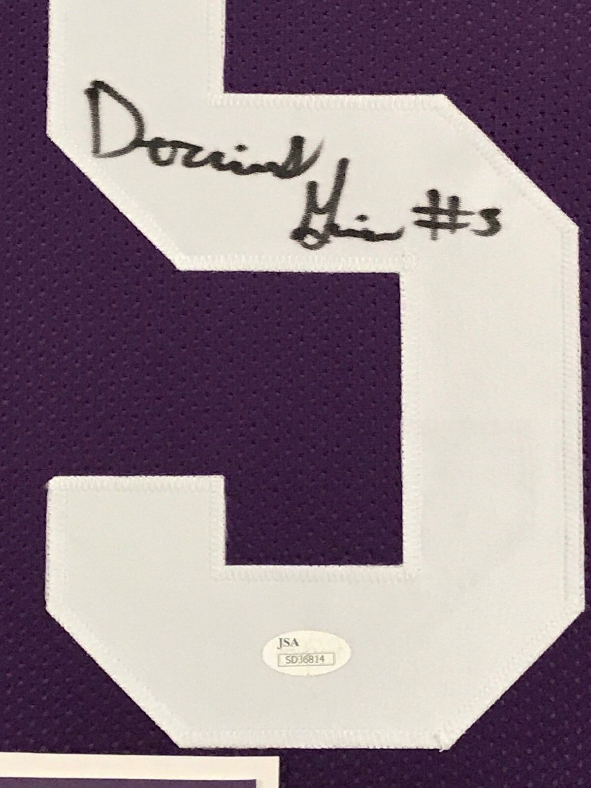 Framed Derrius Guice Autographed Signed Lsu Tigers Jersey Jsa Coa