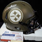 Pittsburgh Steelers Keeanu Benton Autographed Salute Mini Helmet Jsa Coa