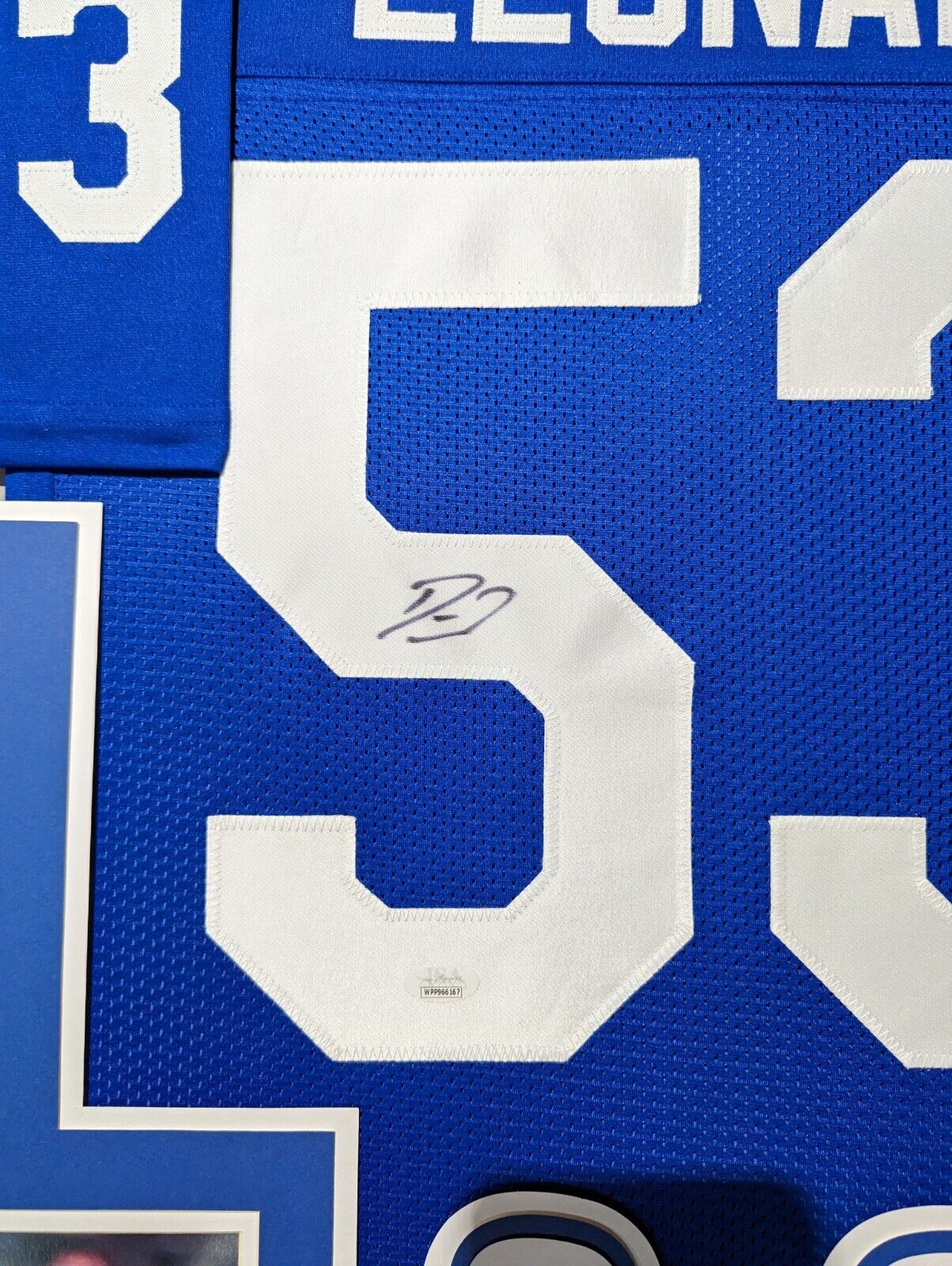 Darius leonard hot sale autographed jersey