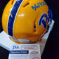 Pitt Panthers Israel Izzy Abanikanda Signed Inscribed Speed Mini Helmet Jsa Coa