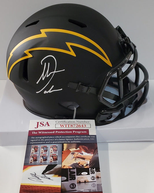 MVP Authentics San Diego Chargers Antonio Gates Signed Eclipse Mini Helmet Jsa Coa 112.50 sports jersey framing , jersey framing