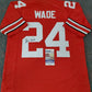 MVP Authentics Ohio State Buckeyes Shaun Wade Autographed Signed Jersey Jsa Signature Debut Coa 125.10 sports jersey framing , jersey framing