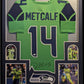 Framed Seattle Seahawks Dk Metcalf Autographed Signed Jersey Jsa Coa