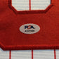 Suede Framed Philadelphia Phillies Chase Utley Autographed Signed Jersey Psa Coa