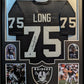 Framed Oakland Raiders Howie Long Autographed Signed Jersey Beckett Hologram