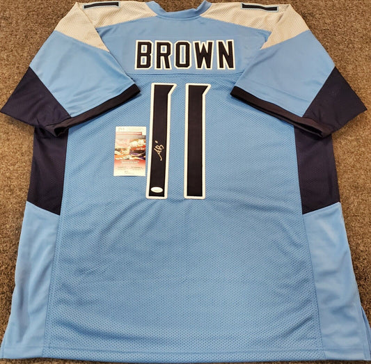 Tennessee Titans Aj Brown Autographed Signed Jersey Jsa  Coa