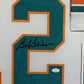 MVP Authentics Framed Miami Dolphins Bob Griese Autographed Signed Jersey Jsa Coa 360 sports jersey framing , jersey framing