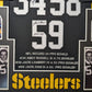 MVP Authentics Framed Pittsburgh Steelers 24 Pro Bowls 3X Signed Stat Jersey Jsa Coa 1125 sports jersey framing , jersey framing