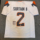 Denver Broncos Patrick Surtain Ii Autographed Signed 2024 T/B Jersey Jsa Coa