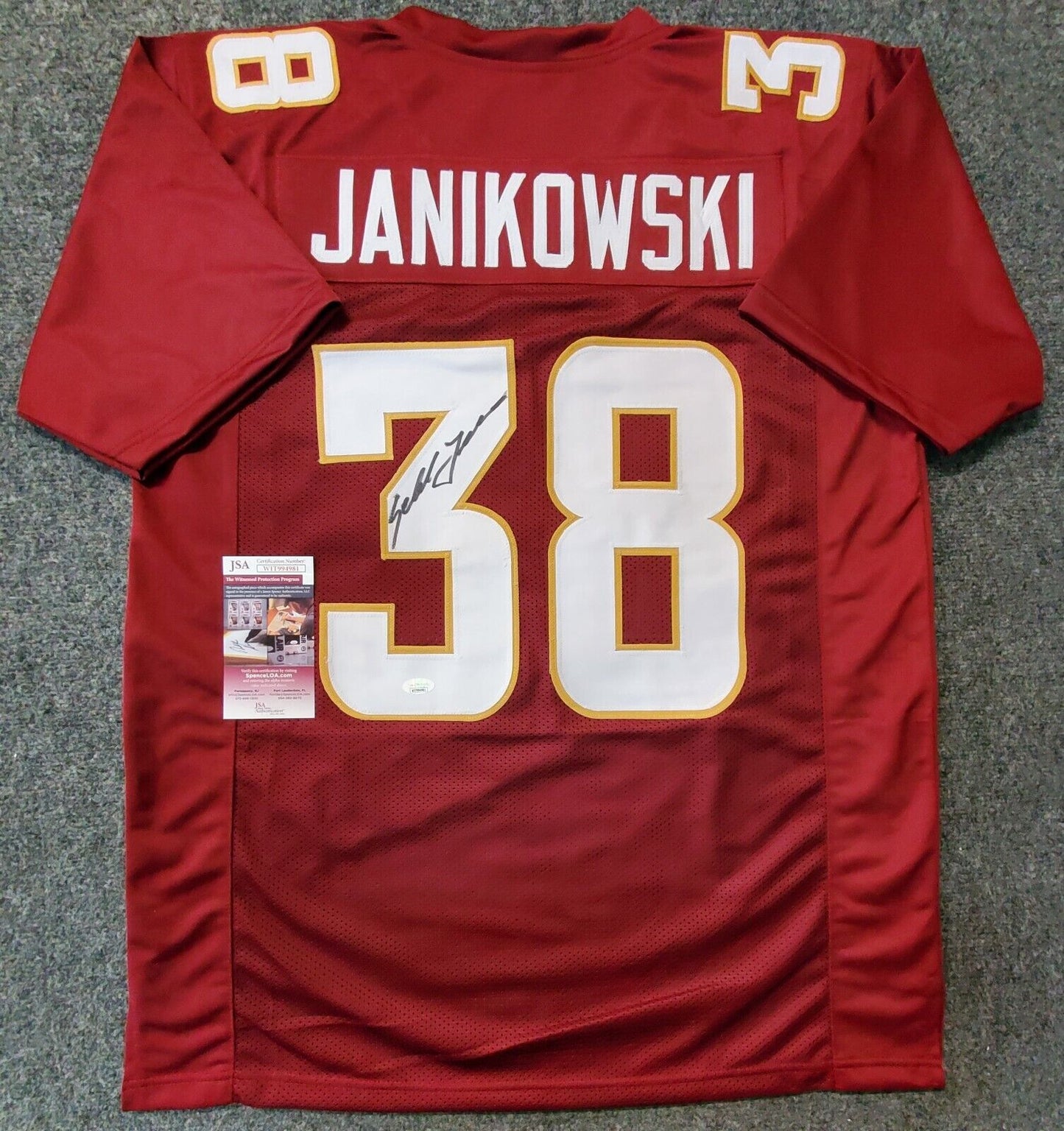 Florida State Seminoles Sebastian Janikowski Autographed Signed Jersey Jsa Coa