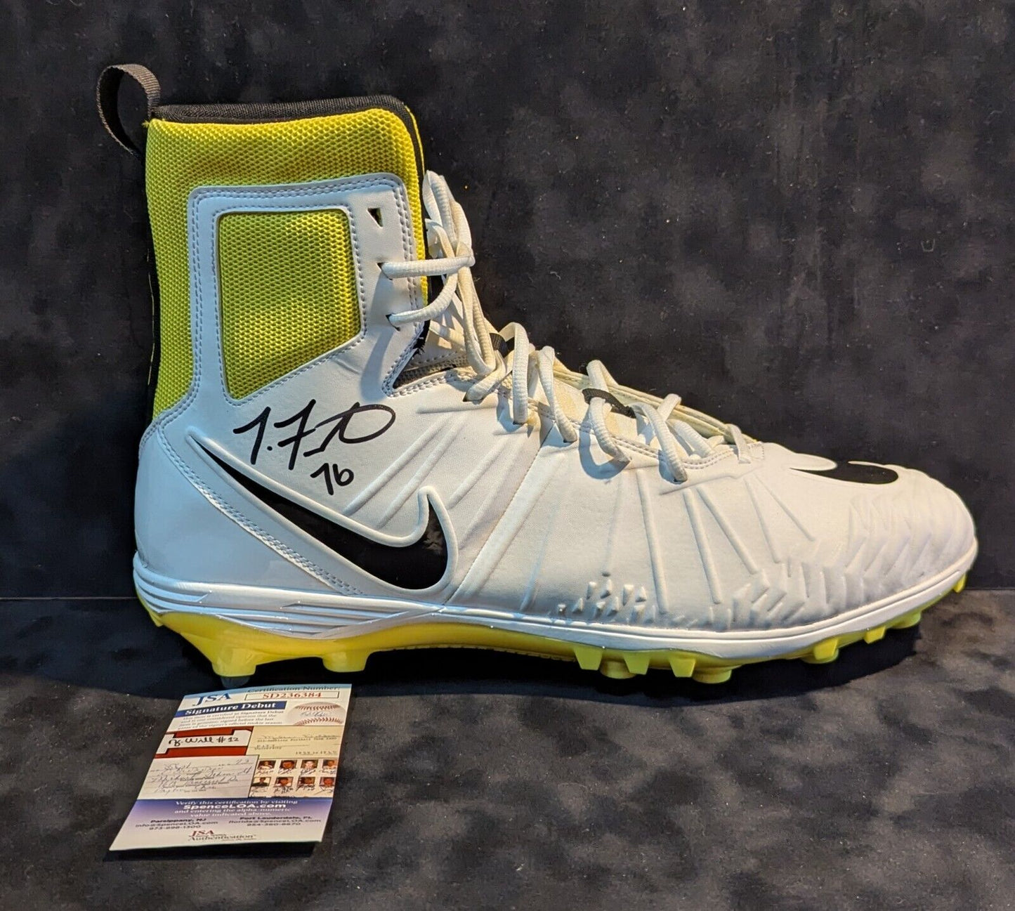 Pittsburgh Steelers Troy Fautanu Autographed Signed Cleat Jsa Coa