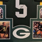 Framed Paul Hornung Autographed Signed Greenbay Packers Jersey Jsa Coa