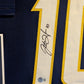 Framed Los Angeles Chargers Justin Herbert Autographed Signed Jersey Beckett