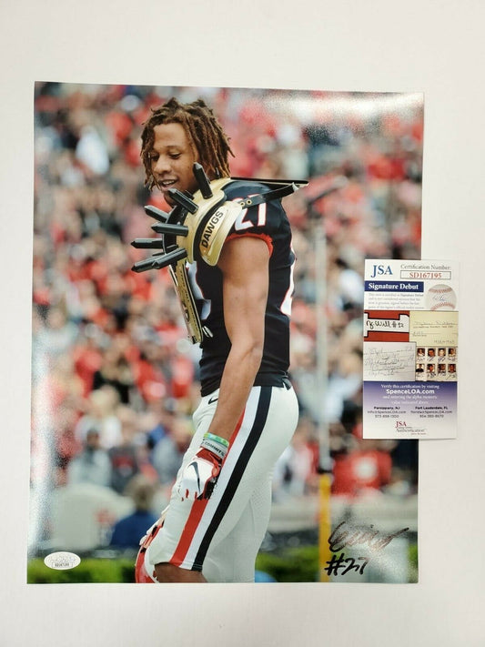 Georgia Bulldogs Eric Stokes Autographed Signed 11X14 Photo Jsa  Coa