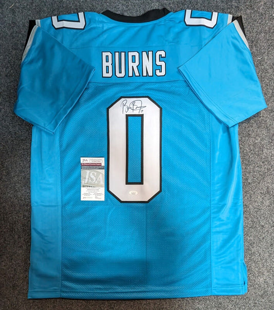 MVP Authentics Carolina Panthers Brian Burns Autographed Signed Jersey Jsa  Coa Number Zero 143.10 sports jersey framing , jersey framing