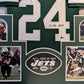 Framed New York Jets Darrelle Revis Autographed Signed Jersey Beckett Holo