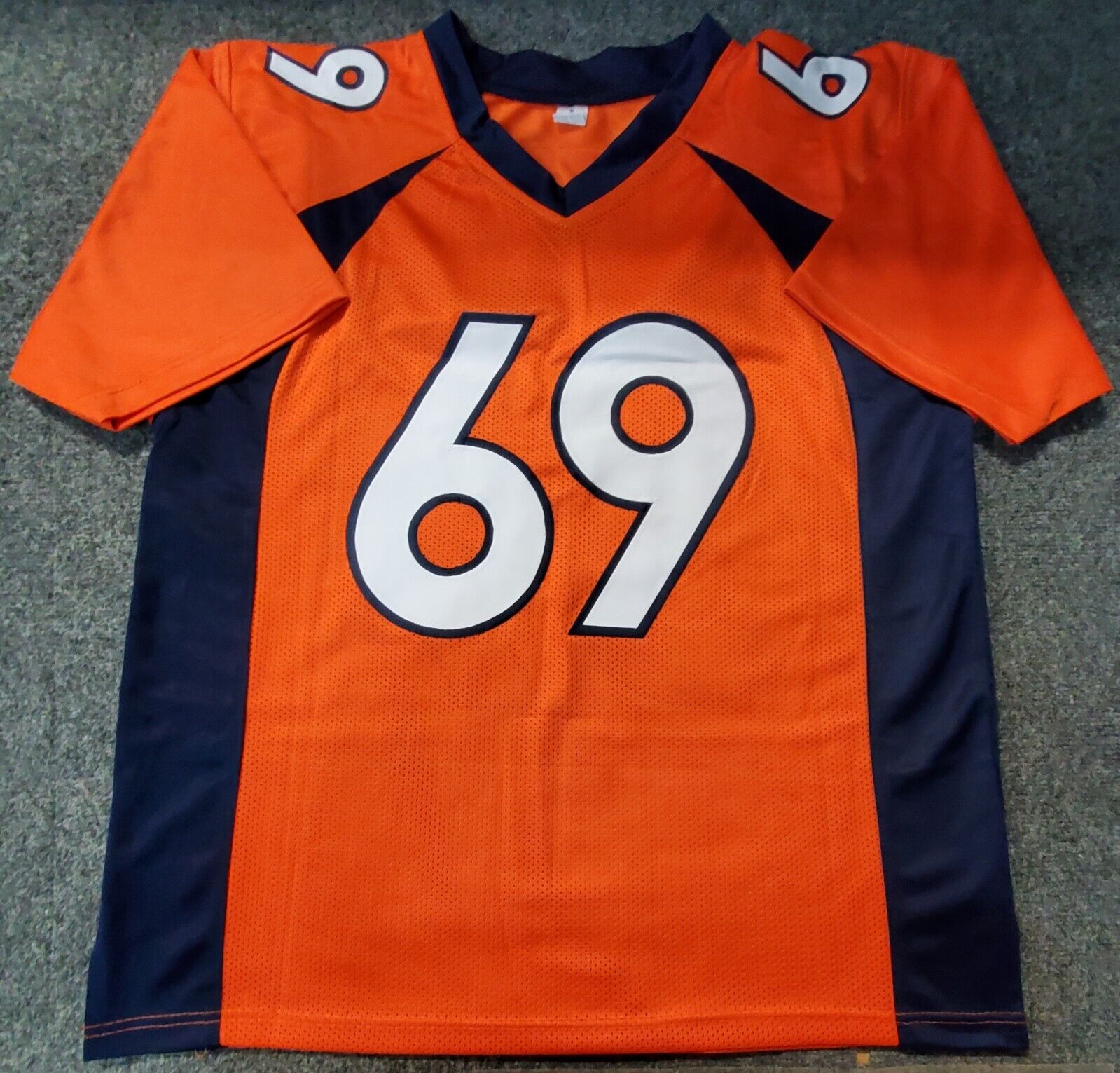 Denver Broncos Mark Schelereth Autographed Signed Jersey Beckett