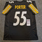 Pittsburgh Steelers Joey Porter Sr Autographed Signed Jersey Jsa Coa