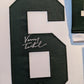 Framed Vinny Testaverde Autographed Signed New York Jets Jersey Psa Coa