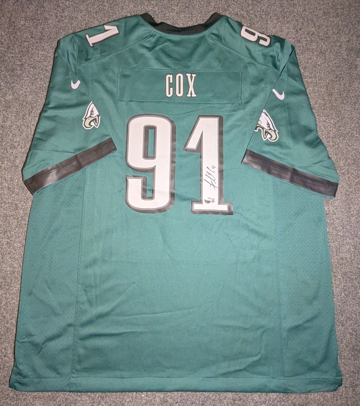 Philadelphia Eagles Fletcher Cox Autographed Signed Jersey Beckett Holo