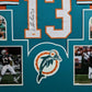 MVP Authentics Framed Miami Dolphins Dan Marino Autographed Signed Jersey Tristar Holo 765 sports jersey framing , jersey framing