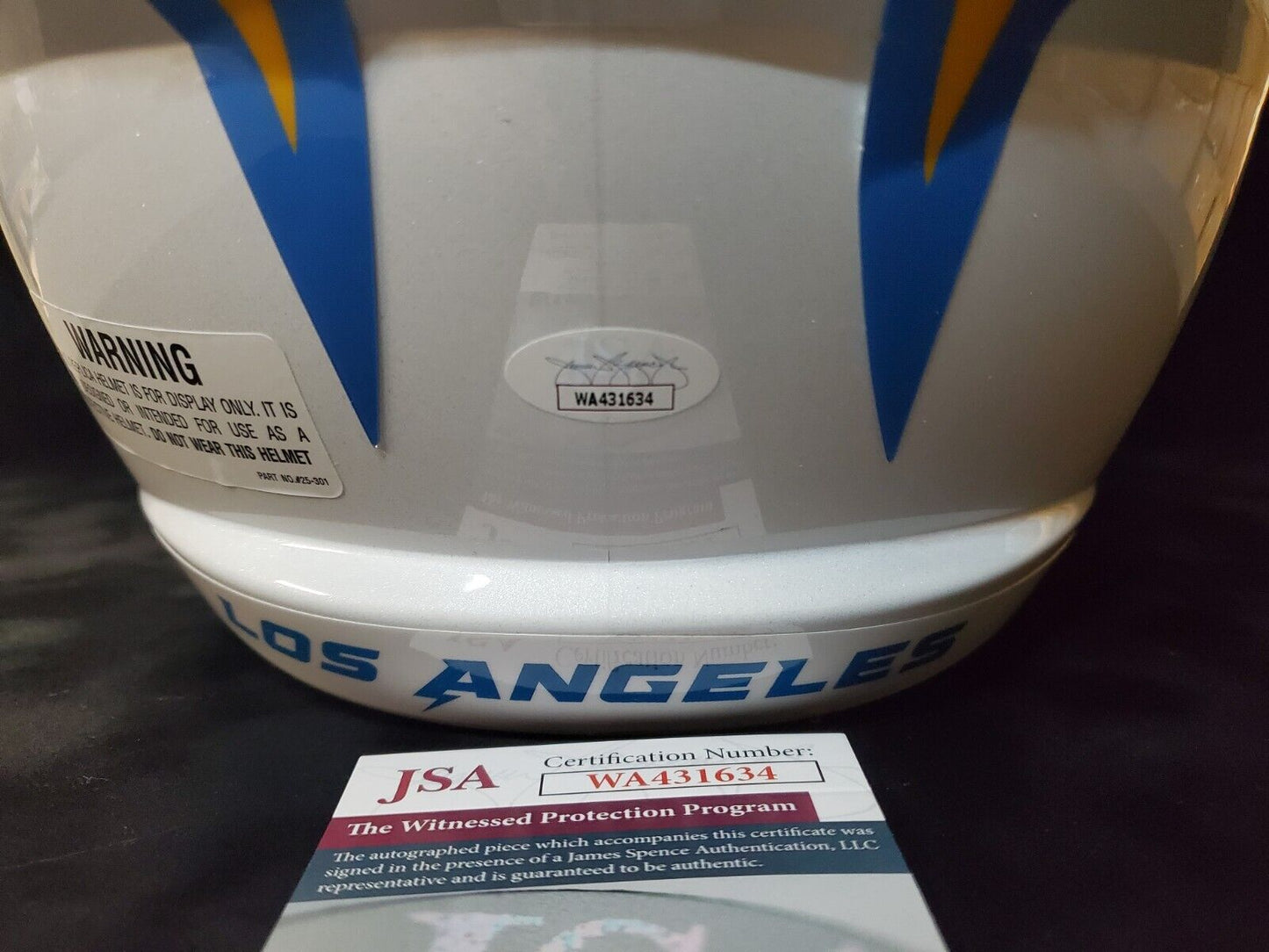 MVP Authentics San Diego Chargers Eric Weddle Signed 3X Insc Full Size Speed Rep Helmet Jsa Coa 405 sports jersey framing , jersey framing