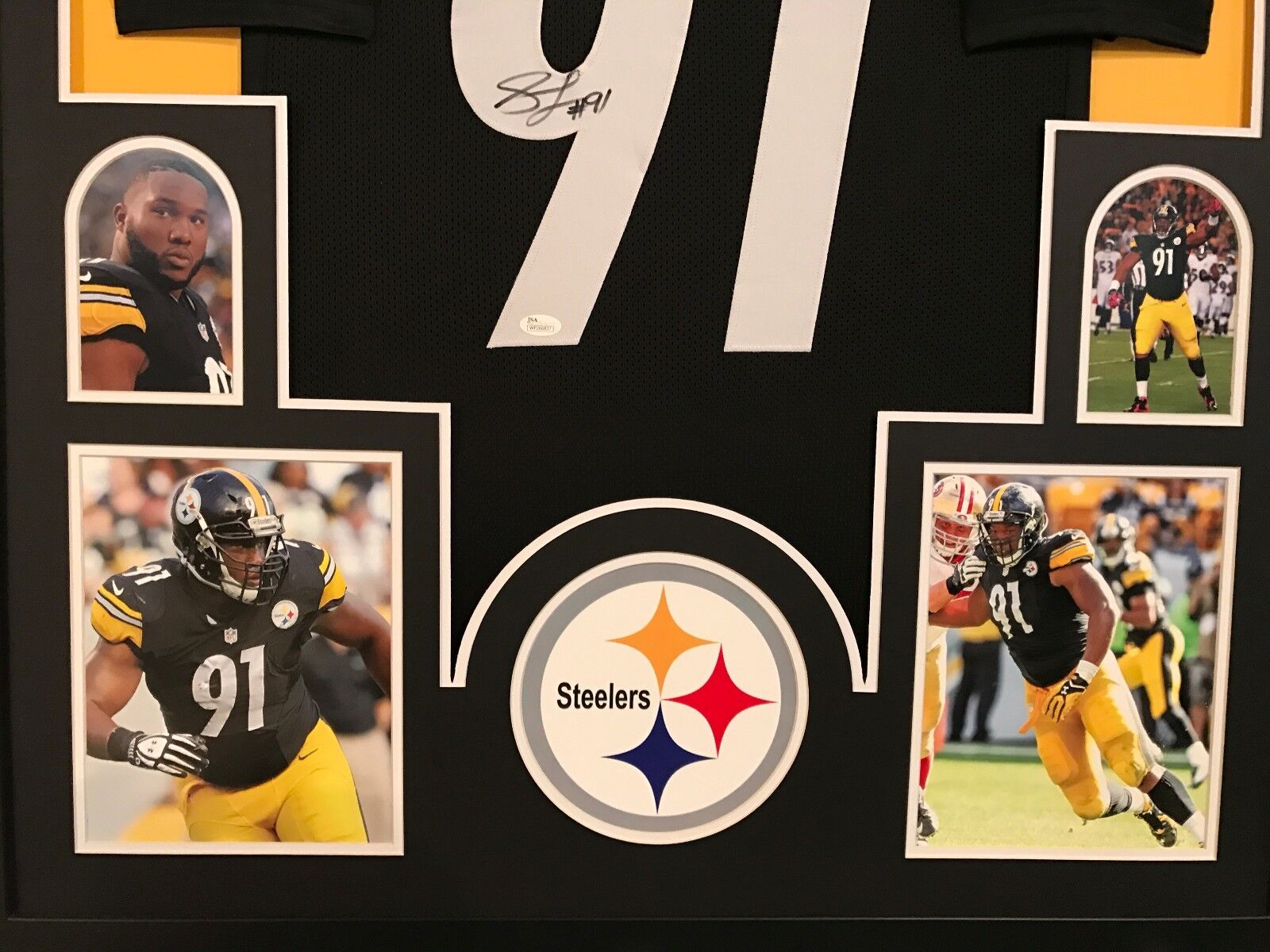 MVP Authentics Framed Stephon Tuitt Autographed Signed Pittsburgh Steelers Jersey Jsa Coa 360 sports jersey framing , jersey framing