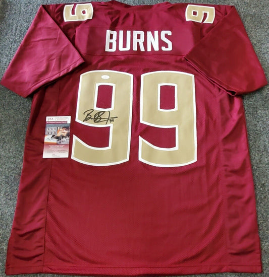 Florida State Seminoles Brian Burns Autographed Signed Jersey Jsa Coa