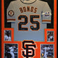 Framed San Francisco Giants Barry Bonds Autographed Inscribed Jersey Bonds Holo