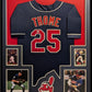 Framed Cleveland Guardians Jim Thome Autographed Signed Jersey Jsa Coa