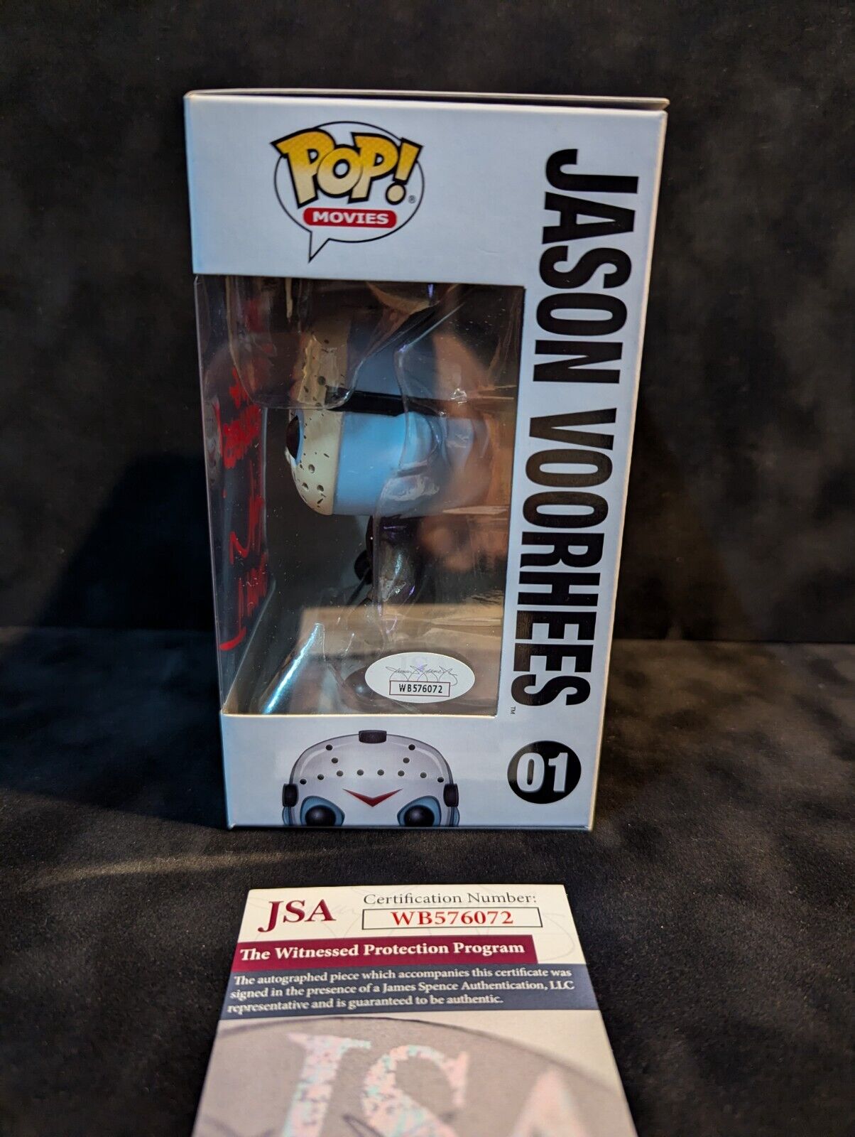 Ari Lehman Signed Insc Friday The 13Th Jason Voorhees Funko Pop Jsa Coa