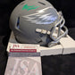 Philadelphia Eagles Quinyon Mitchell Autographed Amp Slate Mini Helmet Jsa