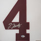 MVP Authentics Framed Alabama Crimson Tide Jerry Jeudy Autographed Signed Jersey Beckett Coa 449.10 sports jersey framing , jersey framing