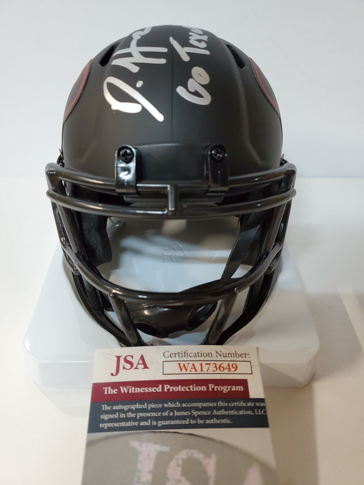 N.Y. Jets Alijah Vera-Tucker Autographed Signed Lunar Mini Helmet Jsa – MVP  Authentics