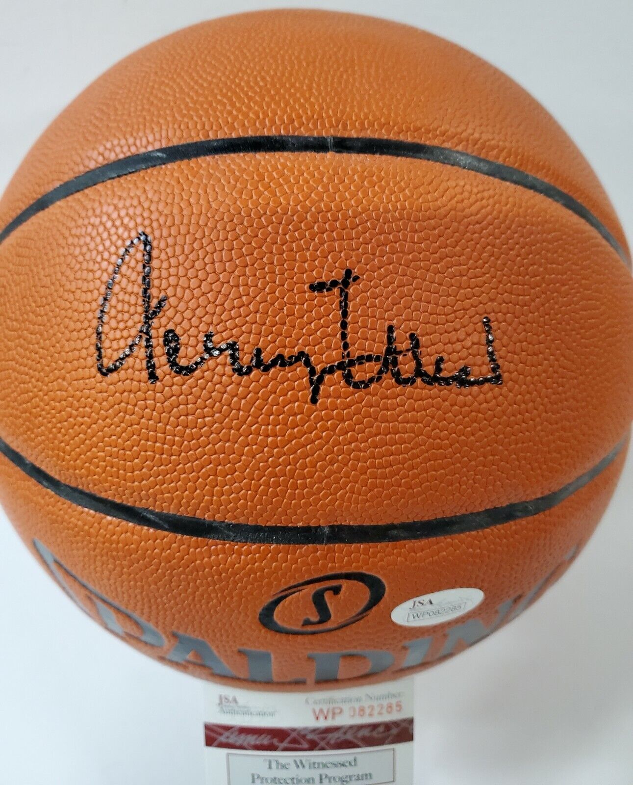 Jerry West Autographed Signed Full Size Basketball Jsa  Coa