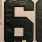 Suede Framed Chuck Bednarik Autographed Philadelphia Eagles Jersey Jsa Coa