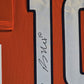 Framed Denver Broncos Bo Nix Autographed Signed Jersey Beckett Hologram