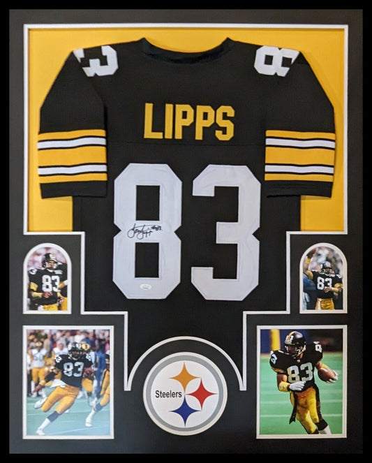 MVP Authentics Framed Pittsburgh Steelers Louis Lipps Autographed Jersey Jsa Coa 405 sports jersey framing , jersey framing