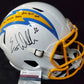 MVP Authentics San Diego Chargers Eric Weddle Signed 3X Insc Full Size Speed Rep Helmet Jsa Coa 405 sports jersey framing , jersey framing