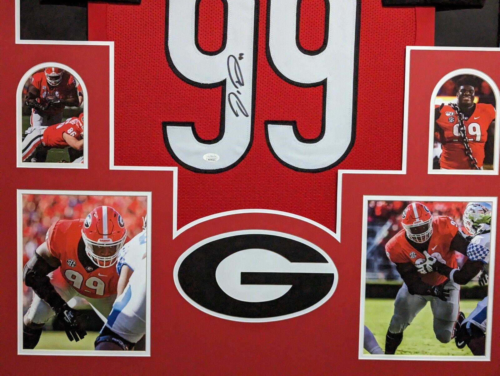 Georgia Bulldogs Jordan Davis signed jersey shops