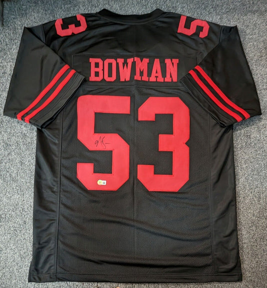 MVP Authentics San Francisco 49Ers Navorro Bowman Autographed Signed Jersey Jsa Coa 135 sports jersey framing , jersey framing