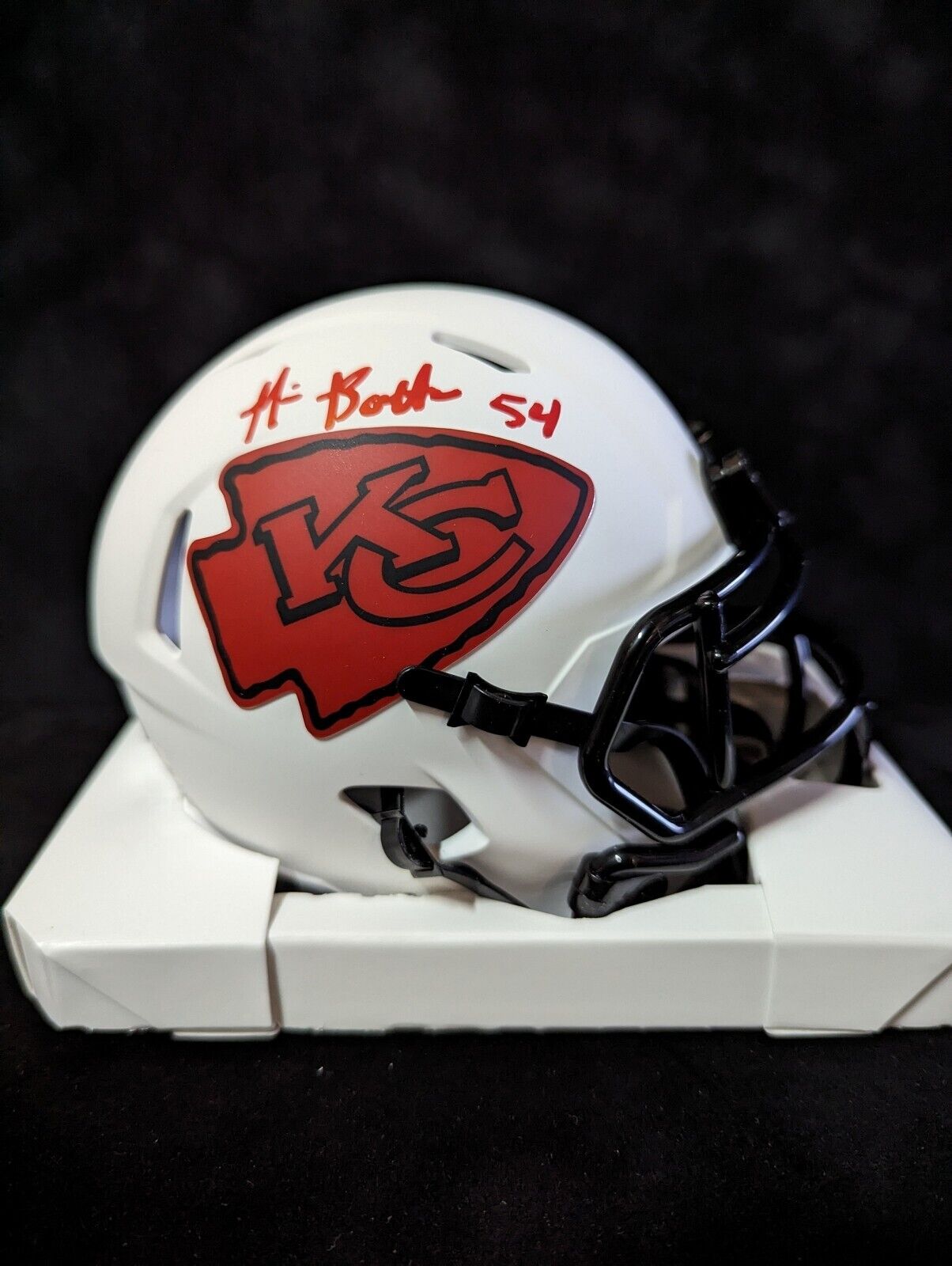 Kansas City Chiefs Nick Bolton Autographed Signed Lunar Mini Helmet Beckett Holo