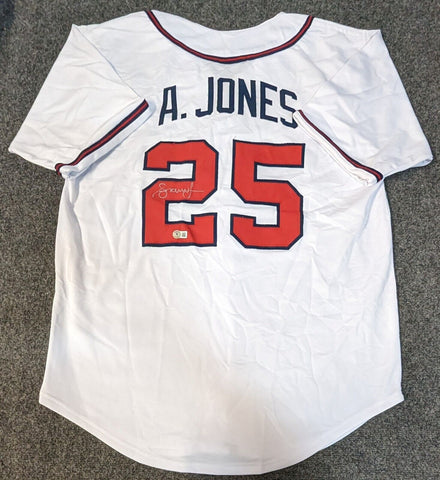 Atlanta Braves David Justice Autographed Signed Jersey Beckett Holo