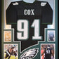 Framed Philadelphia Eagles Fletcher Cox Autographed Signed Jersey Jsa Coa