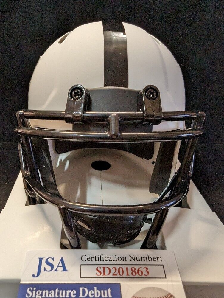 Las Vegas Raiders Malcolm Koonce Autographed Signed Lunar Mini Helmet – MVP  Authentics