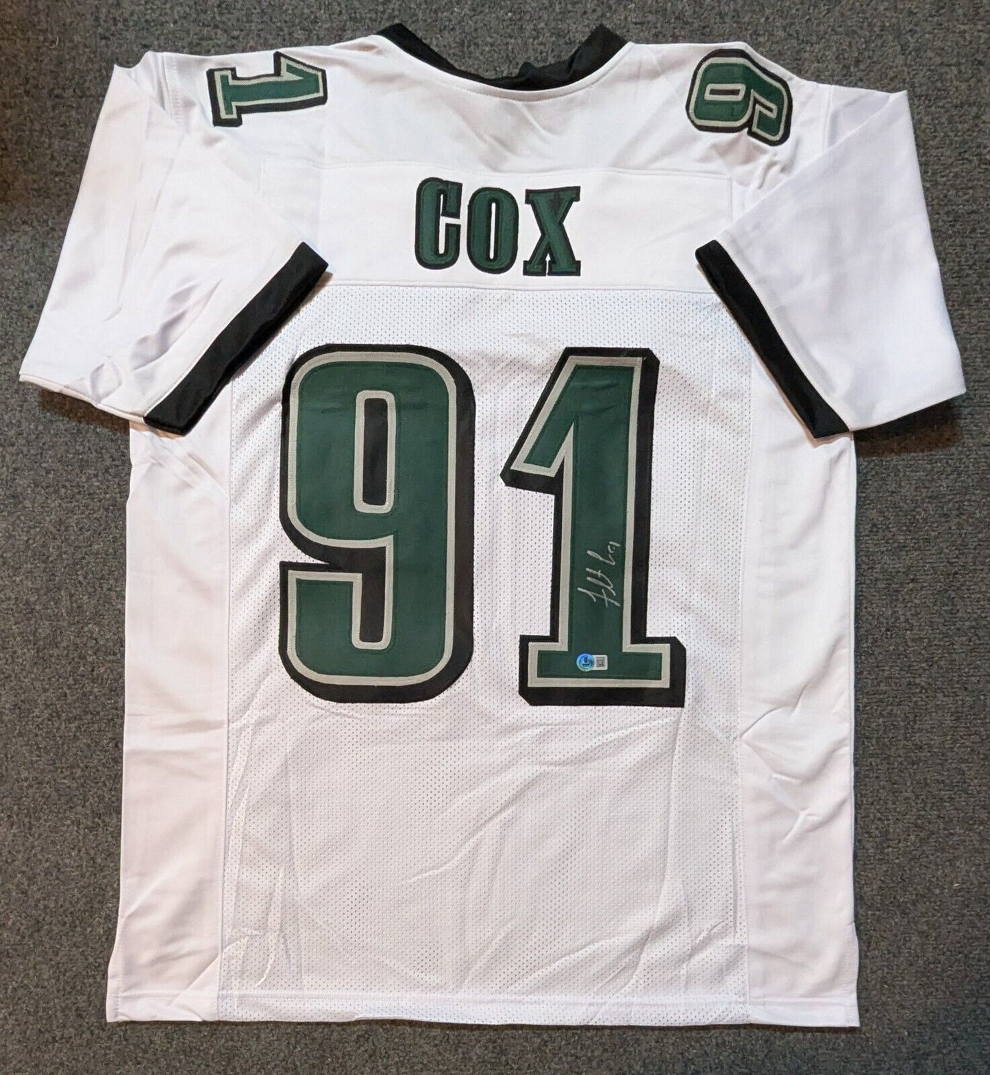 Philadelphia Eagles Fletcher Cox Autographed Signed Jersey Beckett Holo